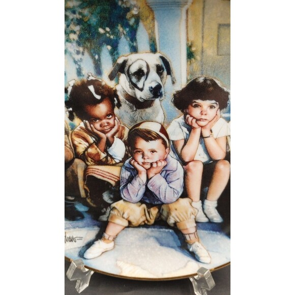 The Little Rascals Franklin Mint Collector Plate Limited Edition Porcelain 8" - Picture 4 of 11